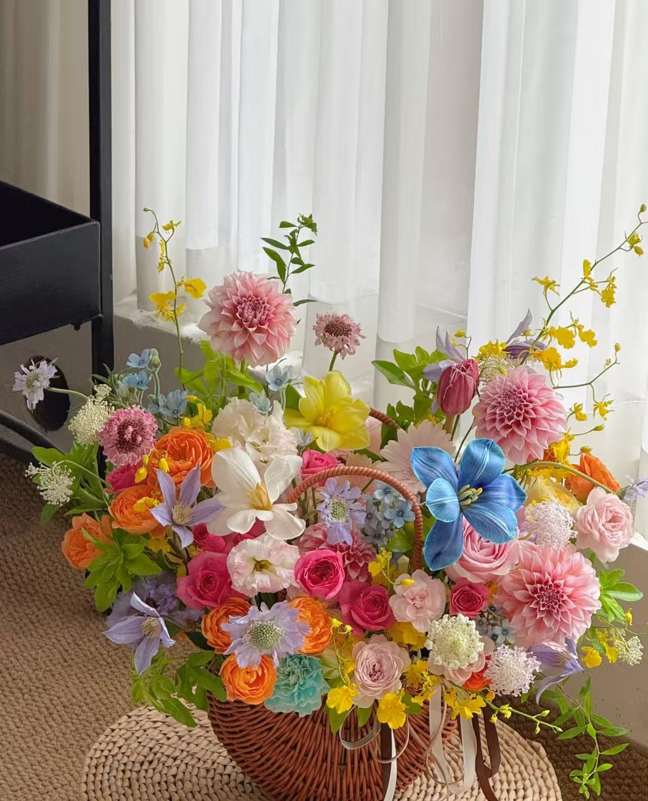 Pastel Symphony Basket